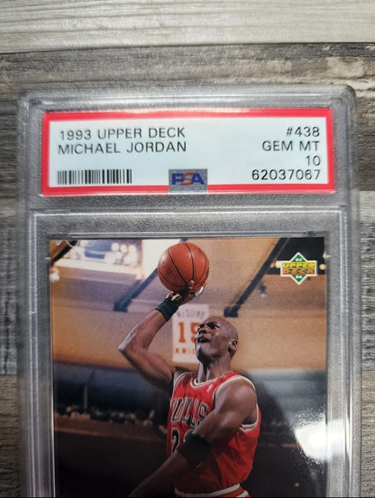 1993 Upper Deck Michael Jordan PSA 10 Gem Mint NBA Breakaway Threats