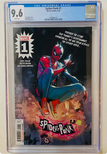 SPIDER-PUNK #1 - JUSTIN MASON CGC 9.6