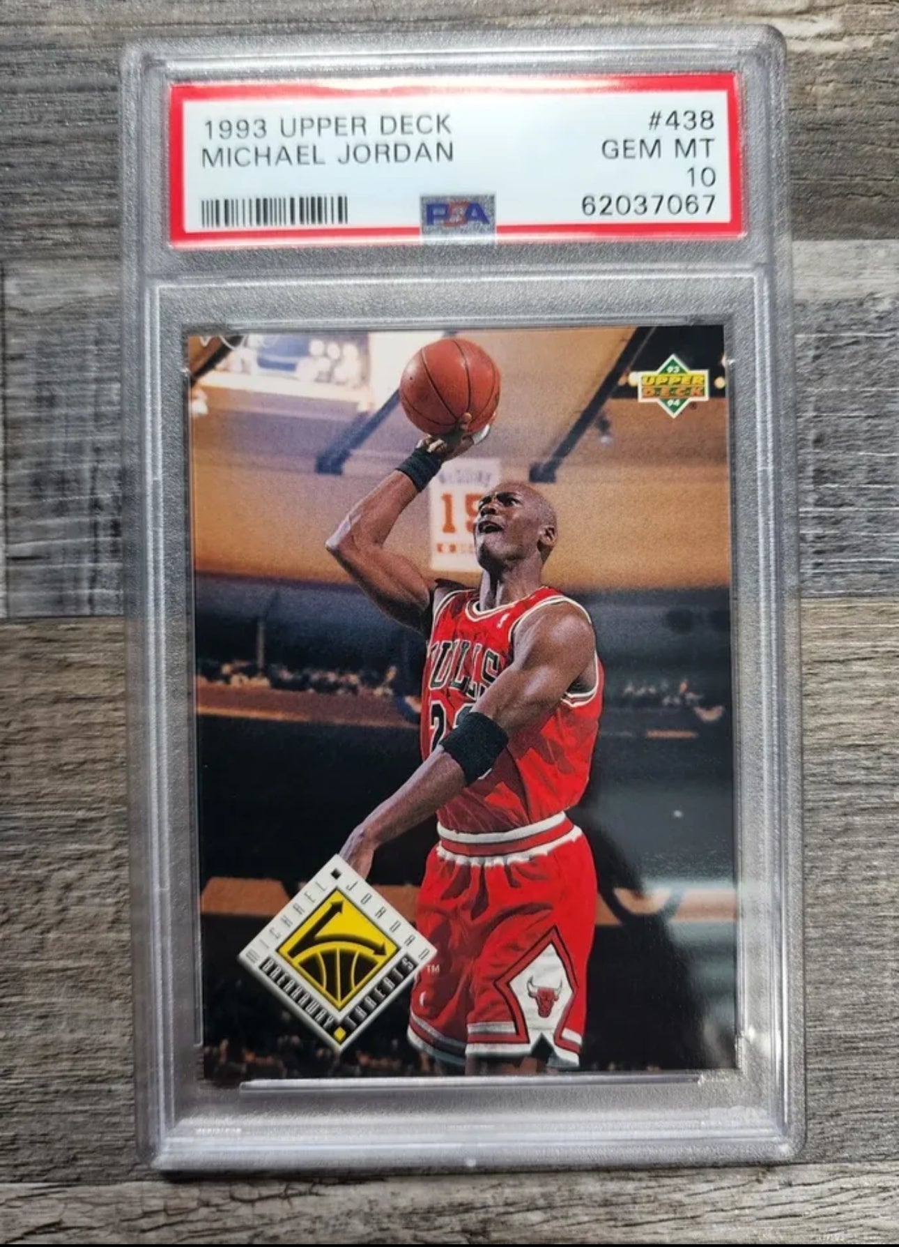 1993 Upper Deck Michael Jordan PSA 10 Gem Mint NBA Breakaway Threats