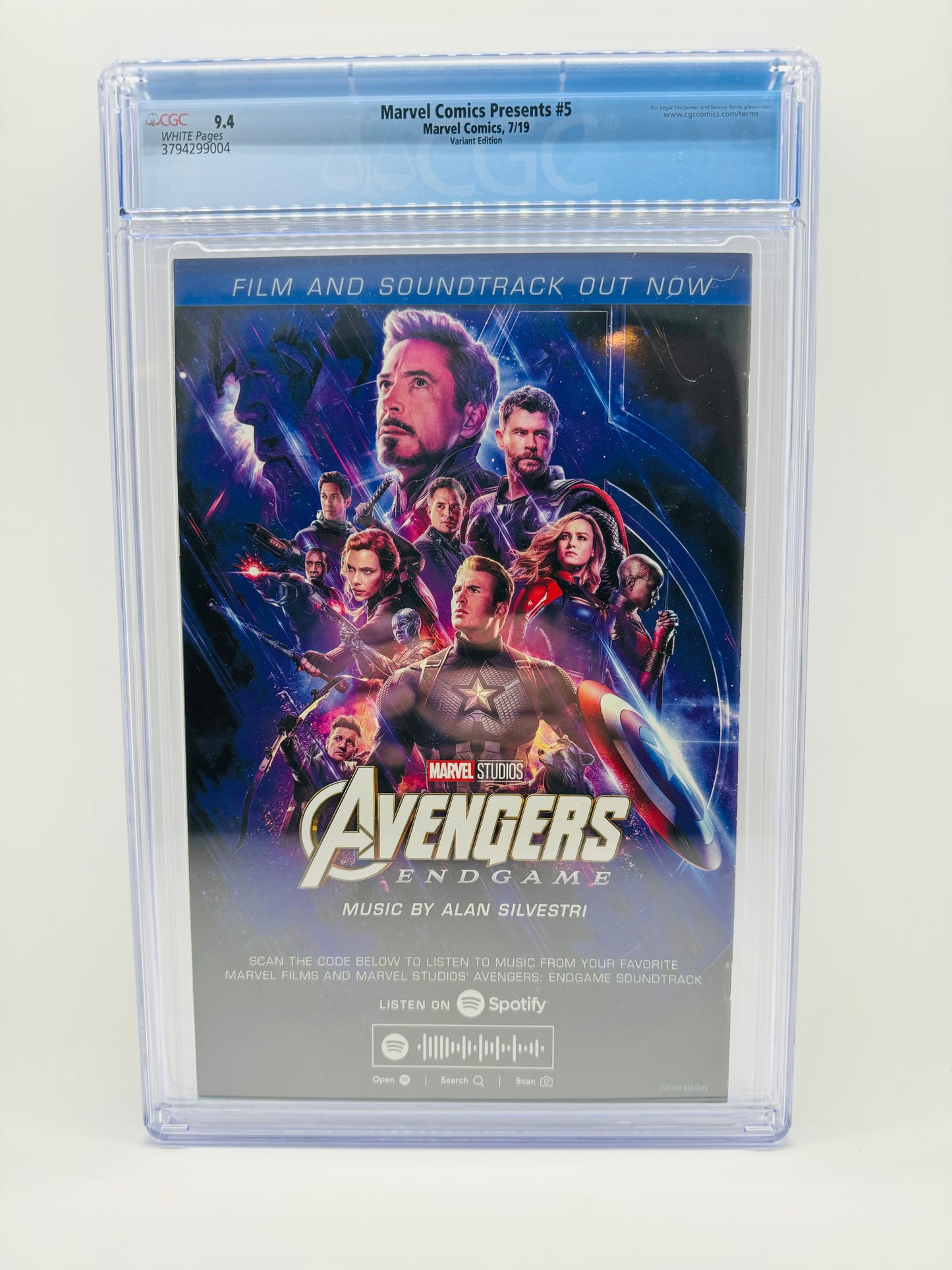 MARVEL COMICS PRESENTS #5 - VARIANT EDITION CGC 9.4