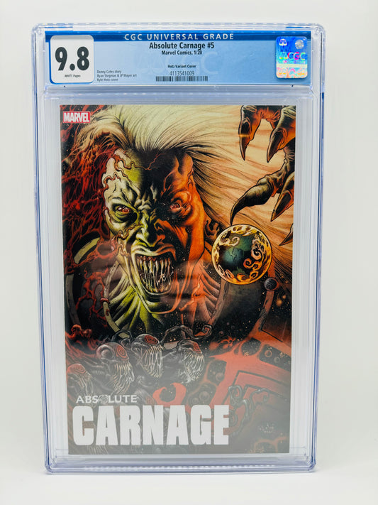 ABSOLUTE CARNAGE #5 - HOTZ VARIANT COVER CGC 9.8