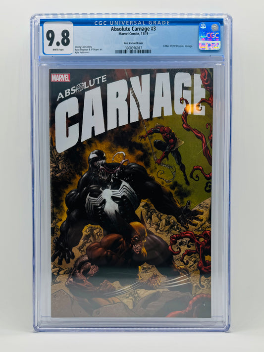 ABSOLUTE CARNAGE #3 - HOTZ VARIANT COVER CGC 9.8