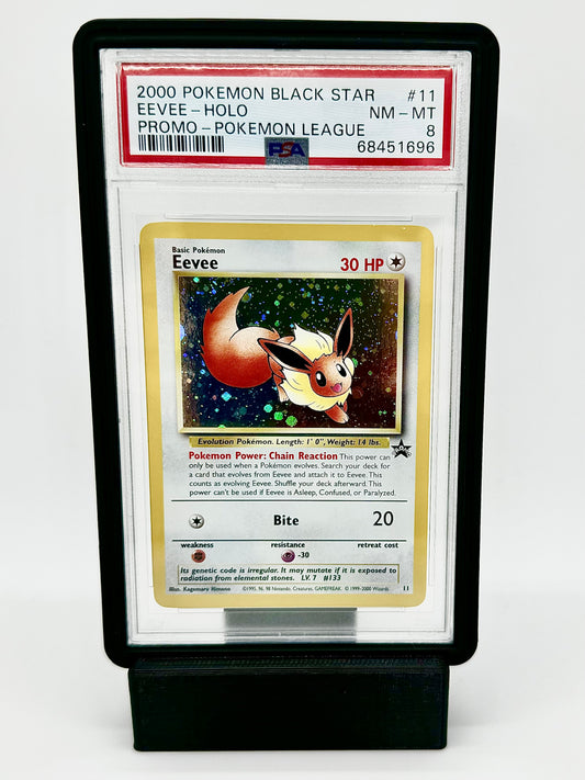 EEVEE HOLO 11 - 2000 POKEMON PROMO BLACK STAR POKEMON LEAGUE